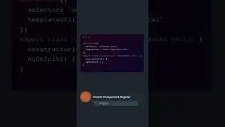 Create Component in Angular #shorts