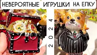 Самые НЕОБЫКНОВЕННЫЕ новогодние игрушки на елку 2024￼.