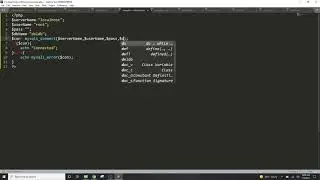 23. Creating mysql database connection in php - Web Programming Practice