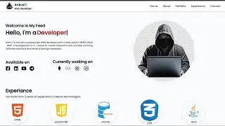 How to Build & Deploy a Portfolio Website Using React Js and Tailwind CSS | 