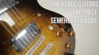 Marty Schwartz Guitars - Heritage Prospect - Semi Hollowbody Archtop Guitar - Gear Video