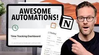 Your New Notion Setup With Notion Automations! + Time Tracking Template
