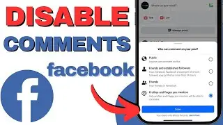 How to Disable Comments on Facebook Post - Turn Off Comments on Facebook Post