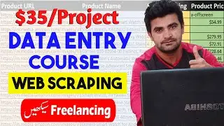 Class-05 | Freelancing Seekhin | Earn $35/Project By Doing Web Scraping Work On Upwork & Fiverr