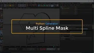 Cinema 4d Generator: Multi Spline Mask