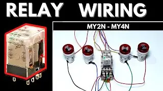 Relay Wiring With AC Load II OMRON MY2N-MY4N Relay Wiring/Connection