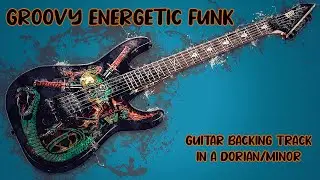 Groovy Energetic Funk Guitar Backing Track in A Dorian/Minor