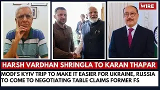 Modi's Kyiv Trip to Make It Easier for Ukraine, Russia to Come to Negotiating Table Claims Former FS