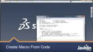 SolidWorks: Create Macro From Code