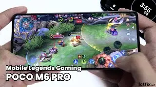 Poco M6 Pro Mobile Legends Gaming test | Helio G99 Ultra, 120Hz Display