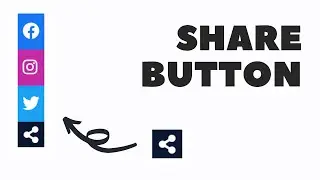 Share Button Using HTML, CSS AND JS