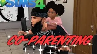 Let's Play The Sims 4 |Sim self| Co Parenting (Part3)