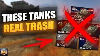 Don't Research These Tanks in WoT Blitz // Worst Tier X Tanks to Grinding in 2024 // SweatchMan