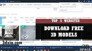 Top 5 websites for downloading free 3d models  [3ds max , lumion , blender , maya ]