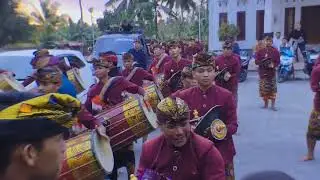 Tabuh Pamitan Gendang Beleq Taruna Jaya Peroa Di Kantor adesa Jago