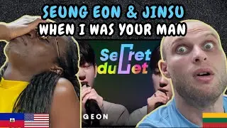 REACTION TO SEUNG EON & JINSU - When I Was Your Man | Secret Duet EP. 04 | FIRST TIME WATCHING