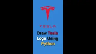 Tesla Logo Using Python Turtle