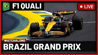 🔴F1 Live - Brazil GP QUALI Watchalong (HEAVY RAIN) - Live timings & Commentary