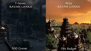 #Adipurush Ravan Lanka V/s Mine Ravan Lanka | Unreal Engine | Adipurush Re Release New Dailouges