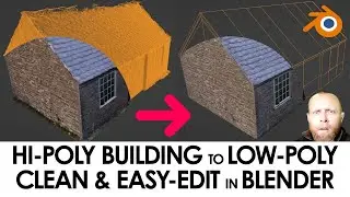 Hi-Poly Photogrammetry to Low-Poly | Blender Beginner Tutorial