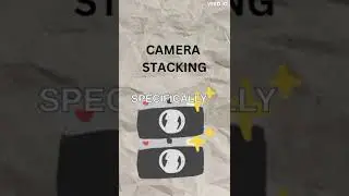 Camera Stacking Explained! 📸 #programming #gaming #gamedesign