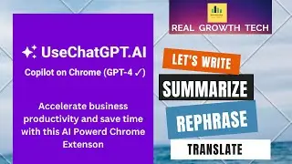 Boost Business Productivity with ChatGPT AI Copilot Chrome Extension - Personal Language Assistant!