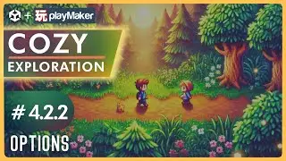 Cozy Exploration Game with Unity & Playmaker - Pt 4.2.2 - Options UI