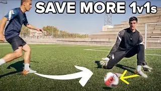 ULTIMATE 1v1 saving goalkeeper tutorial by Courtois