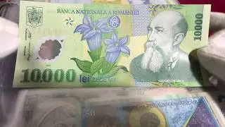 banknote 10,000 lei 2000 Romania