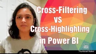 Cross-filtering vs Cross-highlighting in Power BI | Power BI interview questions