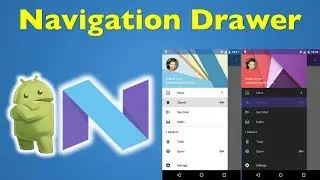 11 Android Material Design- Android Navigation Drawer Tutorial 3