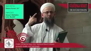 Cuma Hutbesi ~ Ahmed Emin Hocaefendi-Bozyaka Hizmet Mescidi 06.Mayis.2022