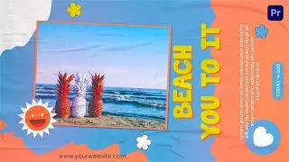 Beach Summer Intro Premier Pro Template