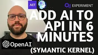 .NET 8  .🚀🔥: Integrating with Chat GPT 4o with Semantic Kernel in 6 min