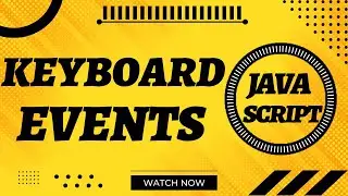 Keyboard Events in JavaScript in Urdu/Hindi | Web Coding With Bilal