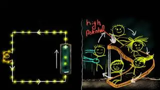 Intro to voltage (& potential difference) (Hindi) | Electricity | Class 10 Physics | Khan Academy