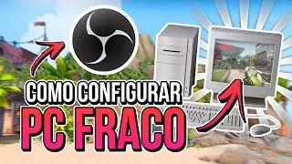 OBS STUDIO: COMO CONFIGURAR PARA GRAVAR EM PC FRACO | Como Gravar Sem Travar no OBS Studio