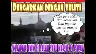 Seruan dari salah satu masjid di papua. #dedekurniawan