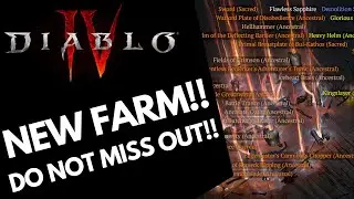 Diablo 4 New Best Farm Loop!! Farm Aspects ! Farm Gold! Farm Obols! Farm Experience! All Fast!!!