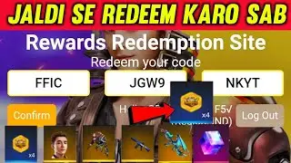Grand Finals Redeem code Today l Free Fire India Championship Redeem code l 17oct Redeem code Today