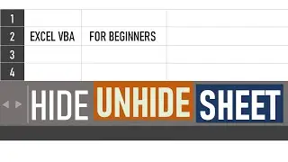 Hide and Unhide Sheet using VBA