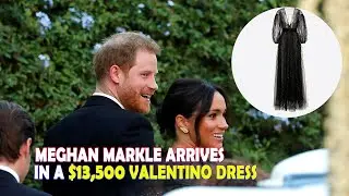 Meghan Markle Wore a Gorgeous Black Dress to Misha Nonoo's Wedding