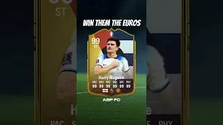 I made Harry Maguire a 99 rated striker to see if England can win Euro 2024! FC 24