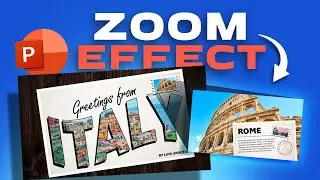 🔥 INSANE "Postcards" presentation in POWERPOINT with an INFINITE ZOOM