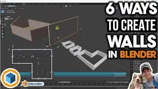 6 Ways to CREATE WALLS in Blender! (Architecture in Blender)