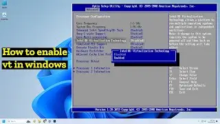 How to enable virtualization on hp laptop/pc
