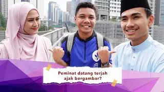 Peminat datang terjah Reedzwann & Aidilia, siap payung lagu