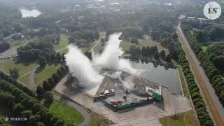 Watch moment Latvia topples Soviet-era monument in capital Riga