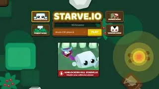 Starve.io New Update LIVE | Join me in EU#3 | Gameplay LIVE |