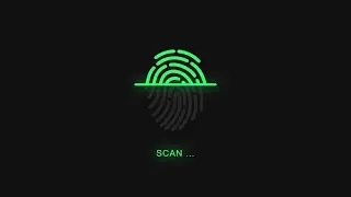 CSS Fingerprint Scanner Animation Effects | Html CSS